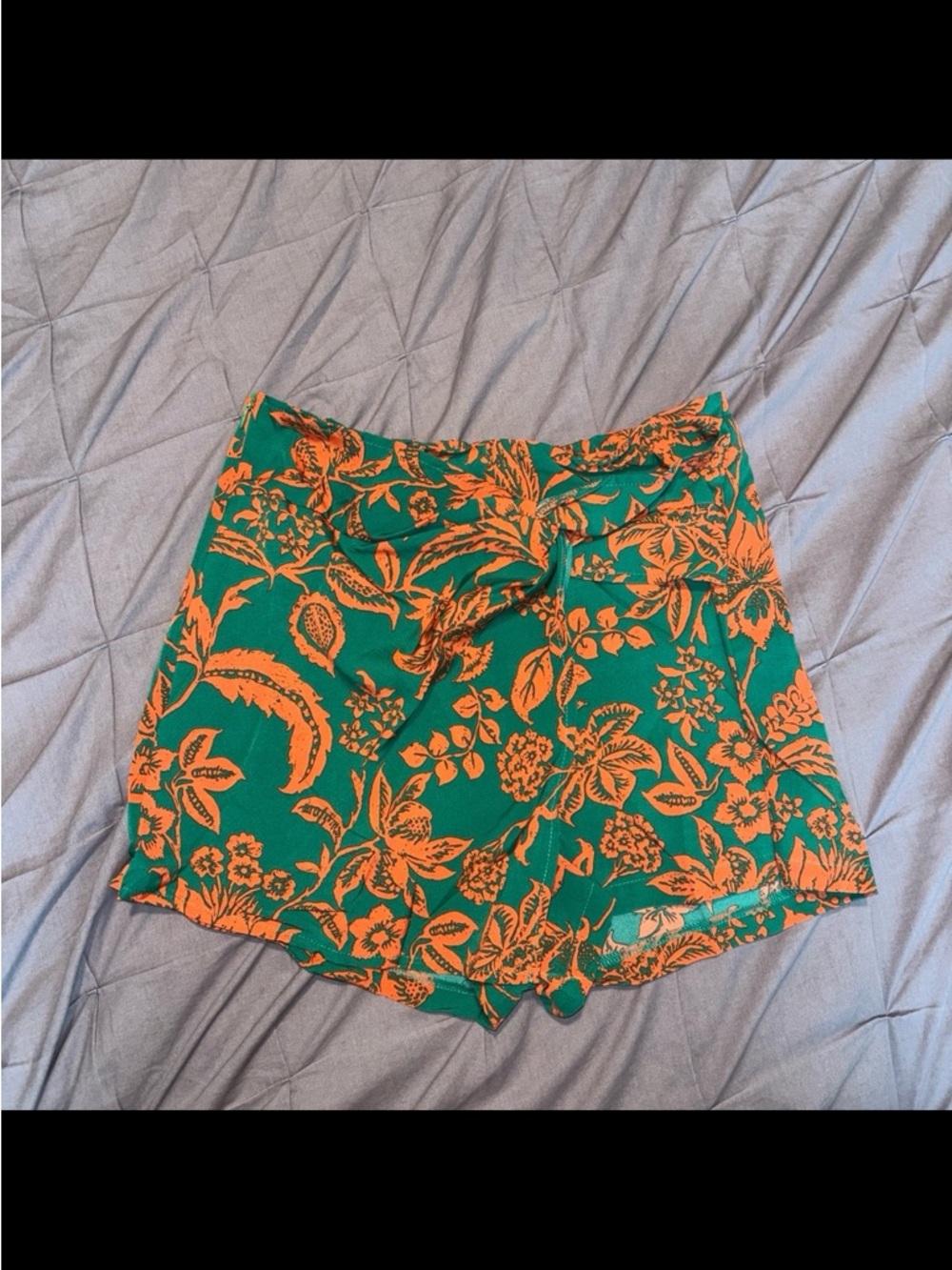 Boho Paisley print skort